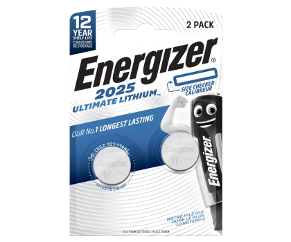 Bateria lub akumulatorek Energizer Ultimate Lithium CR2025 2szt